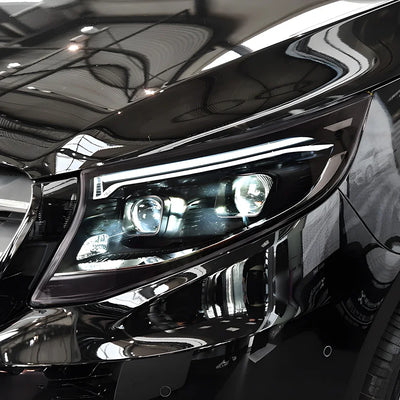Phares LED Mercedes Vito W447 Metris Classe V 2016-2023 - vue de trois-quarts - Becquet Voiture