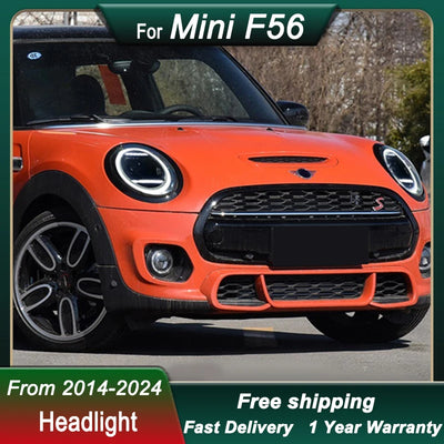 Phares LED Mini Cooper F54 F55 F56 F57 2014-2024 - installé sur véhicule - Becquet Voiture