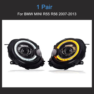 Phares LED Mini Cooper R56 R57 R58 R59 2007-2013 - détail du montage - Becquet Voiture