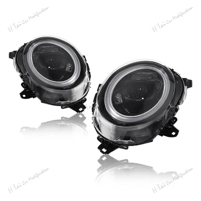 Phares LED Mini F55 F56 F57 2014-2021 - détail du montage - Becquet Voiture