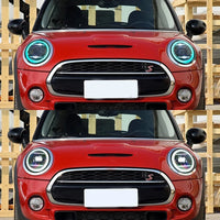 Mini-LED-Scheinwerfer F55 F56 F57 2014–2021 - am Fahrzeug montiert - Becquet Voiture
