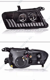 Phares LED Mitsubishi Pajero Montero V73 V77 - packshot studio - Becquet Voiture