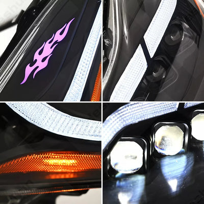 Phares LED Paire Infiniti G37 Q60 Coupe 2008-2015 - packshot studio - Becquet Voiture