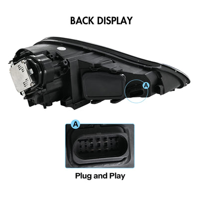 Phares LED Porsche Cayenne 957 2007-2010 - packshot studio - Becquet Voiture