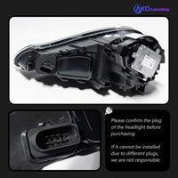 Phares LED Porsche Cayenne 957 2007-2010 (réf. 2) - vue de trois-quarts - Becquet Voiture