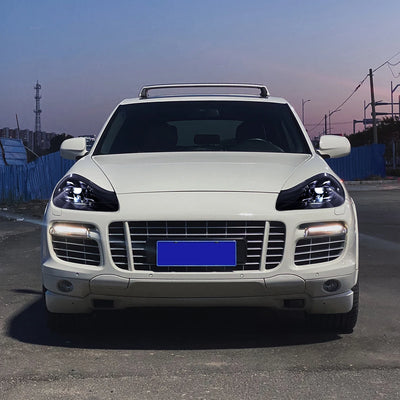 Phares LED Porsche Cayenne 957 2007-2010 - vue de profil - Becquet Voiture