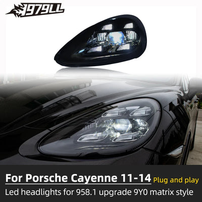 Phares LED Porsche Cayenne 958.1 2011-2014 - packshot studio - Becquet Voiture