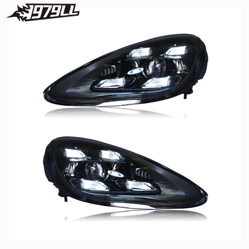Phares LED Porsche Cayenne 958.1 2011-2014 - vue de face - Becquet Voiture