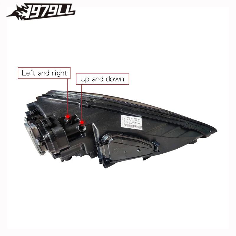 Phares LED Porsche Cayenne 958.1 2011-2014 - vue de trois-quarts - Becquet Voiture
