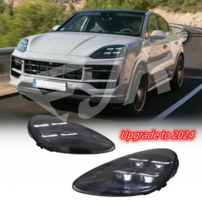 Phares LED Porsche Cayenne 958.1 958.2 2011-2017 - vue de face - Becquet Voiture