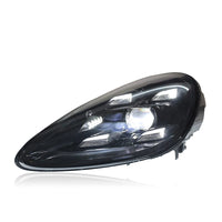 LED Headlights Porsche Cayenne 958 2011-2014 - three-quarter view - Becquet Voiture