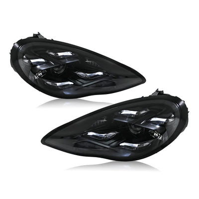 Phares LED Porsche Cayenne 958 2011-2017 - détail du montage - Becquet Voiture