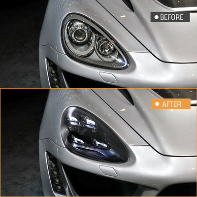 Phares LED Porsche Cayenne 958 2011-2017 - vue arrière - Becquet Voiture