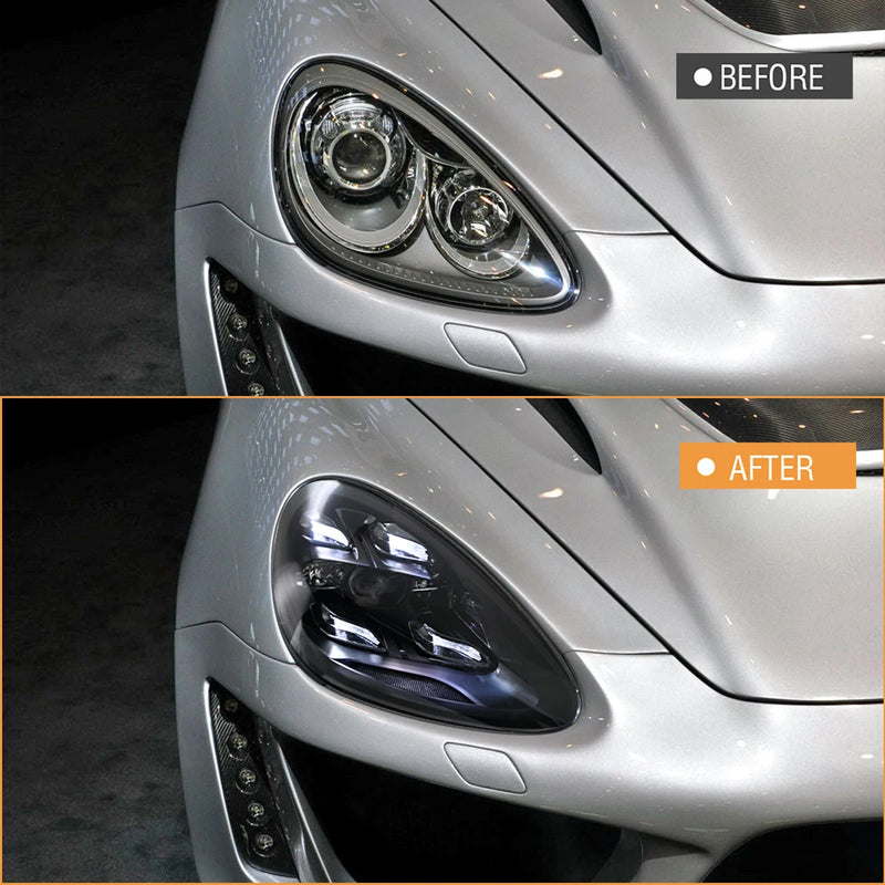 Phares LED Porsche Cayenne 958 2011-2017 - vue arrière - Becquet Voiture