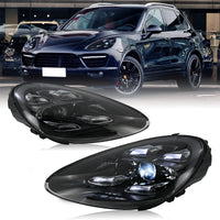 Phares LED Porsche Cayenne 958 2011-2017 - vue de face - Becquet Voiture