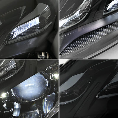 Phares LED Porsche Cayenne 958 2011-2017 - vue de trois-quarts - Becquet Voiture