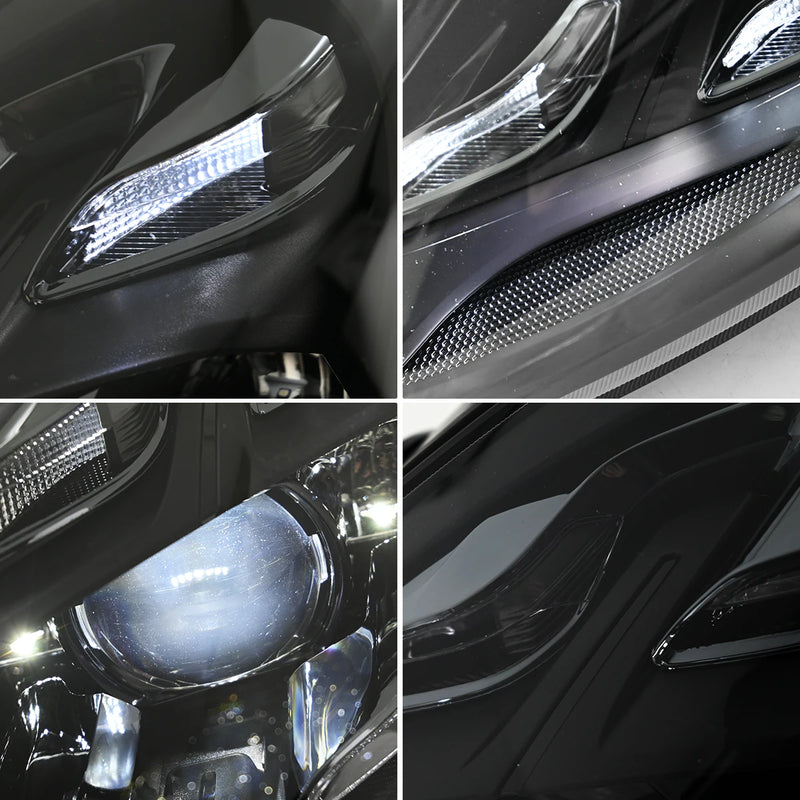 Phares LED Porsche Cayenne 958 2011-2017 - vue de trois-quarts - Becquet Voiture