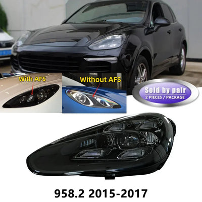 Phares LED Porsche Cayenne 958 2011-2018 - détail du montage - Becquet Voiture