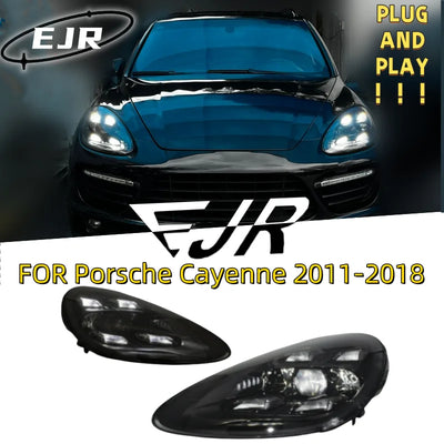 Phares LED Porsche Cayenne 958 2011-2018 - vue de face - Becquet Voiture