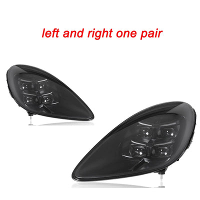 Phares LED Porsche Cayman Boxster 718 2016-2024 - détail du montage - Becquet Voiture