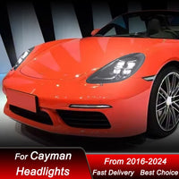 Phares LED Porsche Cayman Boxster 718 2016-2024 - packshot studio - Becquet Voiture