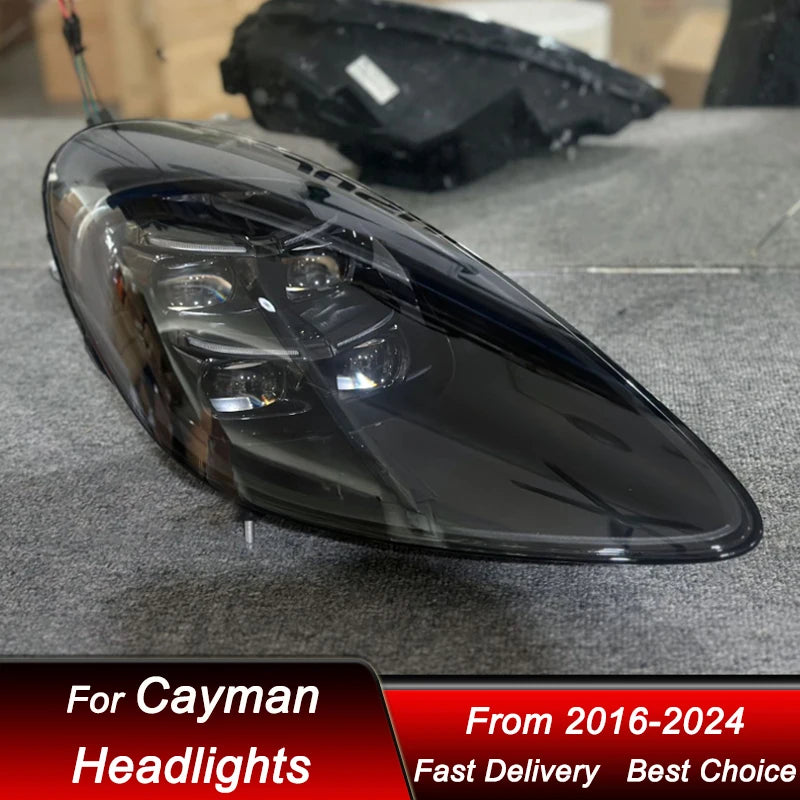Phares LED Porsche Cayman Boxster 718 2016-2024 - vue arrière - Becquet Voiture