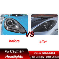 Phares LED Porsche Cayman Boxster 718 2016-2024 - vue de profil - Becquet Voiture