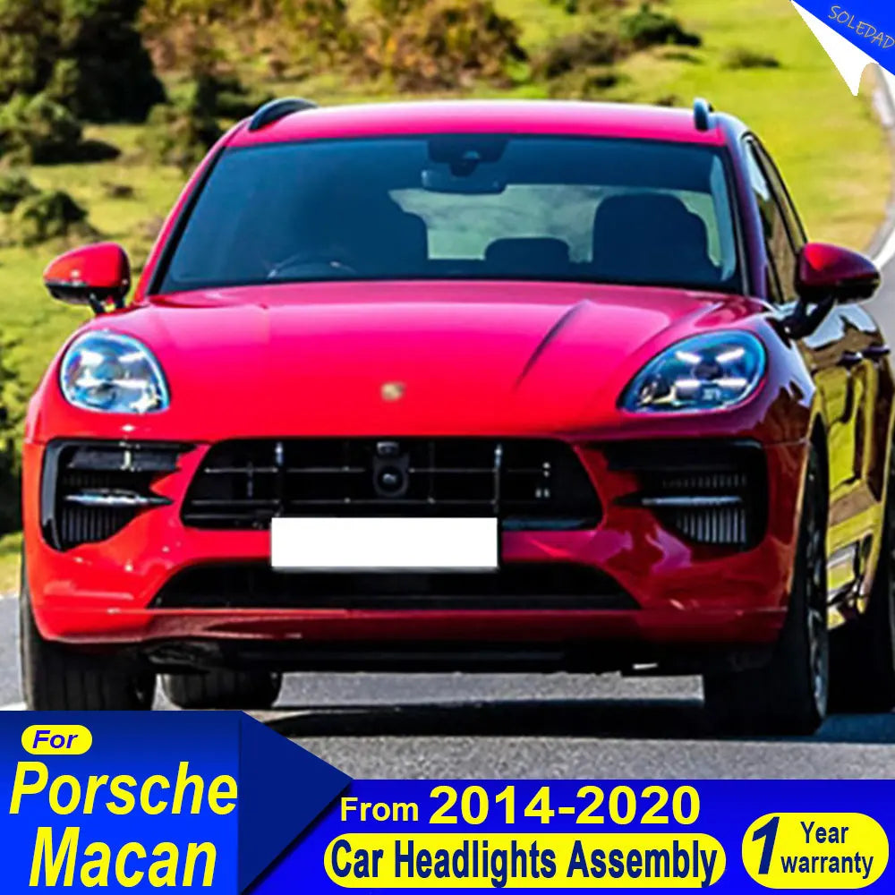 Phares LED Porsche Macan 2014-2020 - vue de face - Becquet Voiture