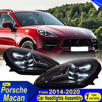 Phares LED Porsche Macan 2014-2020 - vue de profil - Becquet Voiture