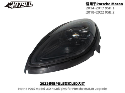 Phares LED Porsche Macan 2014-2022 - vue de profil - Becquet Voiture