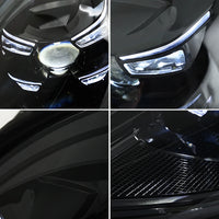 Phares LED Porsche Macan 95B 2014-2017 - vue de trois-quarts - Becquet Voiture