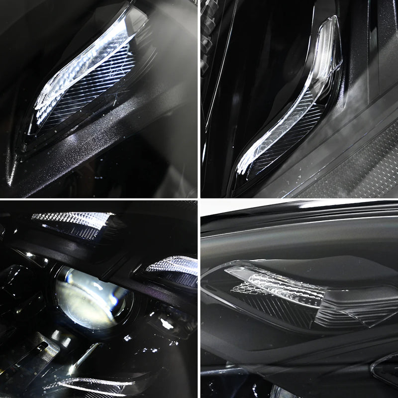 Phares LED Porsche Panamera 970.1 2010-2013 - installé sur véhicule - Becquet Voiture