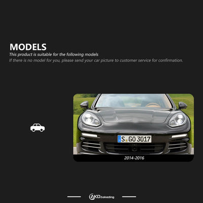 Phares LED Porsche Panamera 970.1 2014-2017 - installé sur véhicule - Becquet Voiture