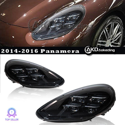 Phares LED Porsche Panamera 970.1 2014-2017 - vue de profil - Becquet Voiture