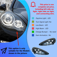 Phares LED Porsche Panamera 970 2010-2017 - détail du montage - Becquet Voiture