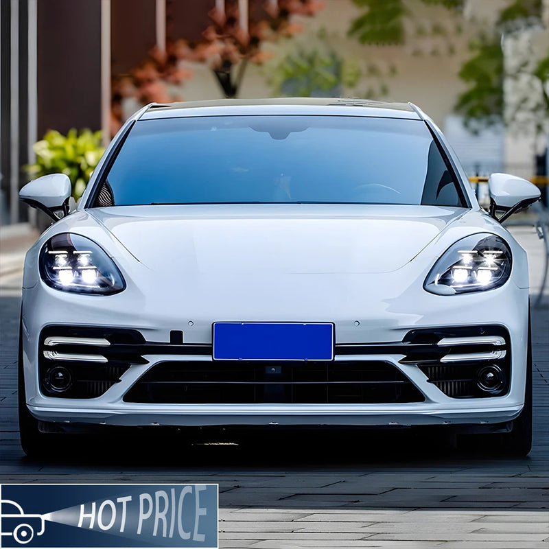 LED-Scheinwerfer Porsche Panamera 971 2017–2023 - Rückansicht - Becquet Voiture