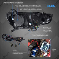 Phares LED Projecteur Mitsubishi Lancer EVO X - packshot studio - Becquet Voiture