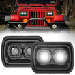 Phares LED Rectangulaires Jeep Wrangler YJ