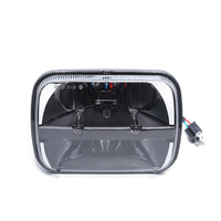 Phares LED Ronds 7x6/5x7 Jeep Wrangler YJ Cherokee XJ - détail du montage - Becquet Voiture