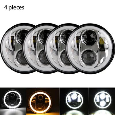 Phares LED Ronds BMW E30 325i 528i 535i 735i - détail du montage - Becquet Voiture