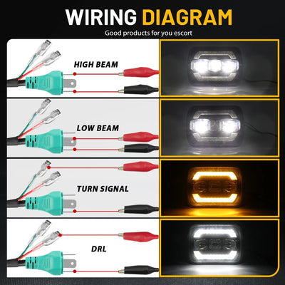 Phares LED Ronds Jeep Wrangler YJ Cherokee XJ - installé sur véhicule - Becquet Voiture