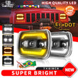 Phares LED Ronds Jeep Wrangler YJ Cherokee XJ