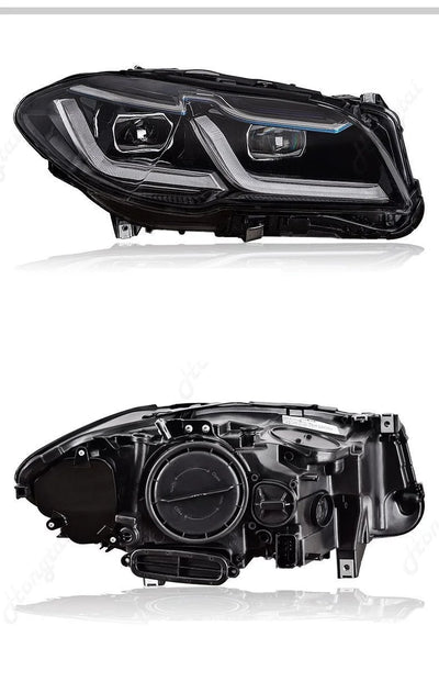 Phares LED Séquentiels BMW Série 5 F10 F11 2011-2017 - packshot studio - Becquet Voiture