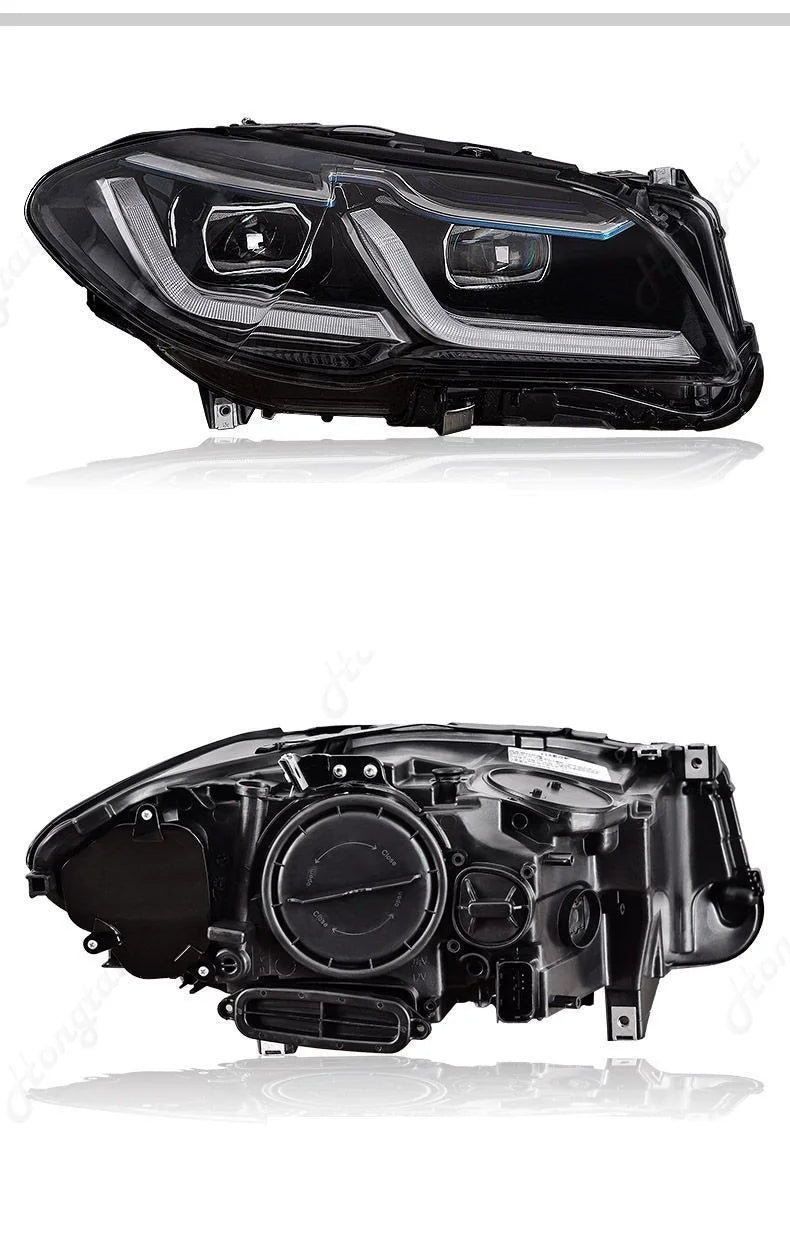 Phares LED Séquentiels BMW Série 5 F10 F11 2011-2017 - packshot studio - Becquet Voiture