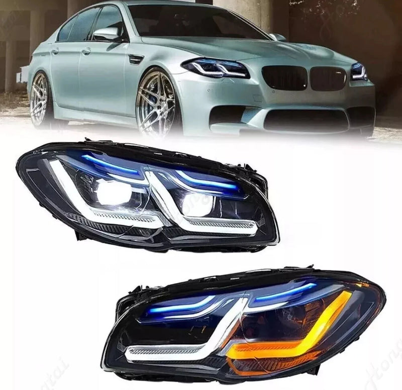 Phares LED Séquentiels BMW Série 5 F10 F11 2011-2017 - vue arrière - Becquet Voiture