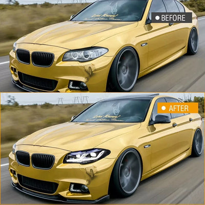 Phares LED Séquentiels BMW Série 5 F10 F11 2011-2017 - vue de profil - Becquet Voiture