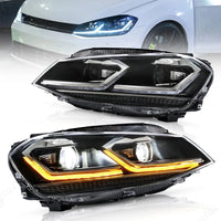 Sequential LED Headlights Volkswagen Golf 6 MK6 GTI 2008-2013 - fitting detail - Becquet Voiture