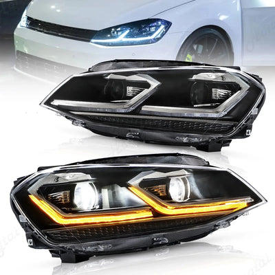 Phares LED Séquentiels Volkswagen Golf 6 MK6 GTI 2008-2013 - détail du montage - Becquet Voiture