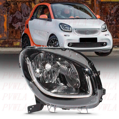 Phares LED Smart Fortwo 453 2014-2019 - détail du montage - Becquet Voiture