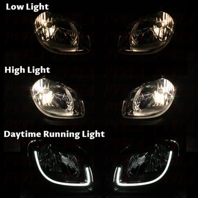 Phares LED Smart Fortwo 453 2014-2019 - vue de profil - Becquet Voiture
